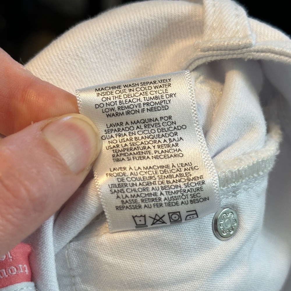 CAbi White Trouser Jeans | #5880 Slight Flare - Picture 12 of 15